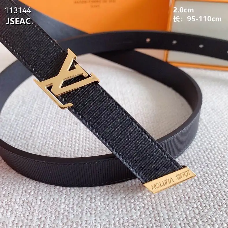 LV belt 20mmX95-110cm 8L08